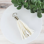 Tassel Key Chain with Micro USB Charging Cable