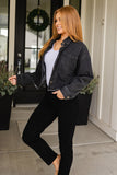 TTYL Jacket In Black Denim