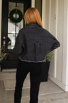 TTYL Jacket In Black Denim