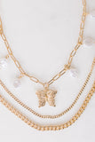 Butterfly Pearls Necklace