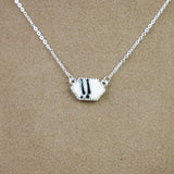 Annabelle Pendant Necklace with Silver Setting
