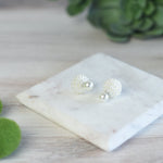 Mini Pearl Double Stud Earrings
