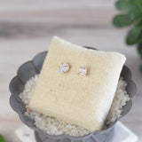 Tory Semi Precious Natural Stone Claw Stud Earrings
