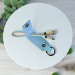 Keychain with Micro USB Charging Cable