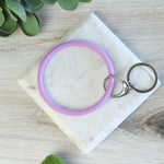 Penny Hands Free Slim Glitter Silicone Bangle Keychain Ring