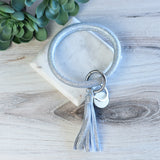 Lola Hands Free Glitter Bangle Keychain