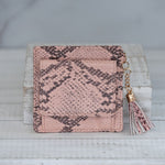 Chelsea Snake Print Wallet and Snap Pouch