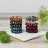 Medium Lauren Lane Hair Coil Set in Glitter