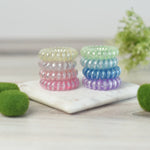 Medium Lauren Lane Hair Coil Set in Pastel Glitter