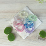 Medium Lauren Lane Hair Coil Set in Pastel Glitter