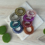 Medium Lauren Lane Hair Coil Set in Jewel Tones