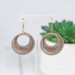 Cora Silky Wrapped Dangle Earrings