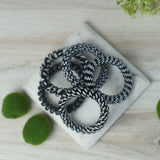 Large Lauren Lane Hair Coil Set in Black and White