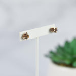 Tory Semi Precious Natural Stone Claw Stud Earrings