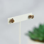 Tory Semi Precious Natural Stone Claw Stud Earrings