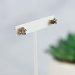Tory Semi Precious Natural Stone Claw Stud Earrings