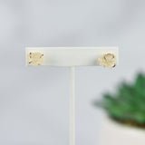 Tory Semi Precious Natural Stone Claw Stud Earrings