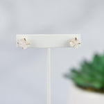 Tory Semi Precious Natural Stone Claw Stud Earrings