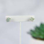Tory Semi Precious Natural Stone Claw Stud Earrings