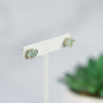 Tory Semi Precious Natural Stone Claw Stud Earrings