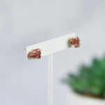 Tory Semi Precious Natural Stone Claw Stud Earrings