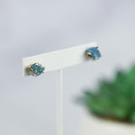 Tory Semi Precious Natural Stone Claw Stud Earrings