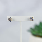 Tory Semi Precious Natural Stone Claw Stud Earrings