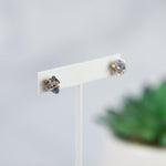 Tory Semi Precious Natural Stone Claw Stud Earrings