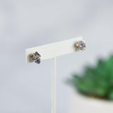 Tory Semi Precious Natural Stone Claw Stud Earrings