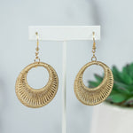 Cora Silky Wrapped Dangle Earrings