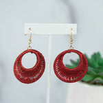Cora Silky Wrapped Dangle Earrings