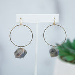 Haley Natural Stone Dangle Earrings