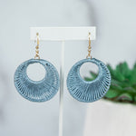 Cora Silky Wrapped Dangle Earrings
