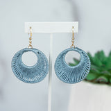 Cora Silky Wrapped Dangle Earrings