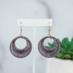 Cora Silky Wrapped Dangle Earrings