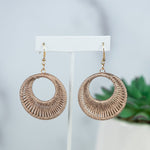 Cora Silky Wrapped Dangle Earrings
