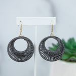 Cora Silky Wrapped Dangle Earrings