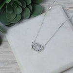 Annabelle Pendant Necklace with Silver Setting