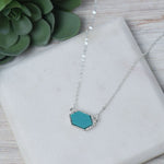 Annabelle Pendant Necklace with Silver Setting