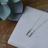 Open Box Pendant Necklace