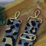 Adjustable Bag Strap 2 inch Leopard Pattern