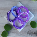 Large Lauren Lane Hair Coil Set in Grape Crush