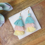 Elise Party Tassel Dangle Earrings