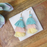 Elise Party Tassel Dangle Earrings