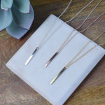 Bar Pendant Necklace