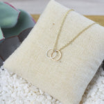 Double Karma Pendant Necklace