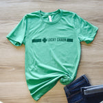 Lucky Charm T-Shirt on Heathered Green