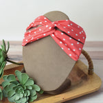 Twist Front Polka Dot Head Wraps