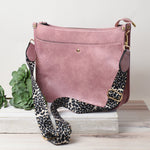 Marlee Leopard Strap Crossbody Purse