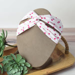 Twist Front Polka Dot Head Wraps